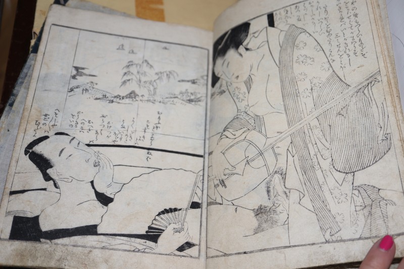 Kitagawa Utammaro (1753-1806), album of erotic woodblock prints